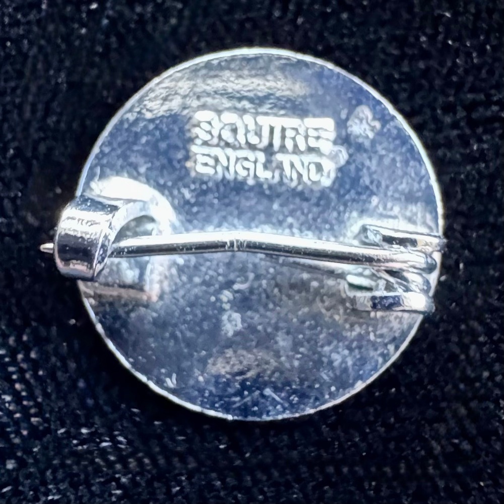 Vintage Pan Am Airlines Blue Globe Logo Lapel Pin Squire England 16mm Retro - Picture 2 of 3